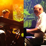 Lunz (l-r) Tim Story and Hans-Joachim Roedelius